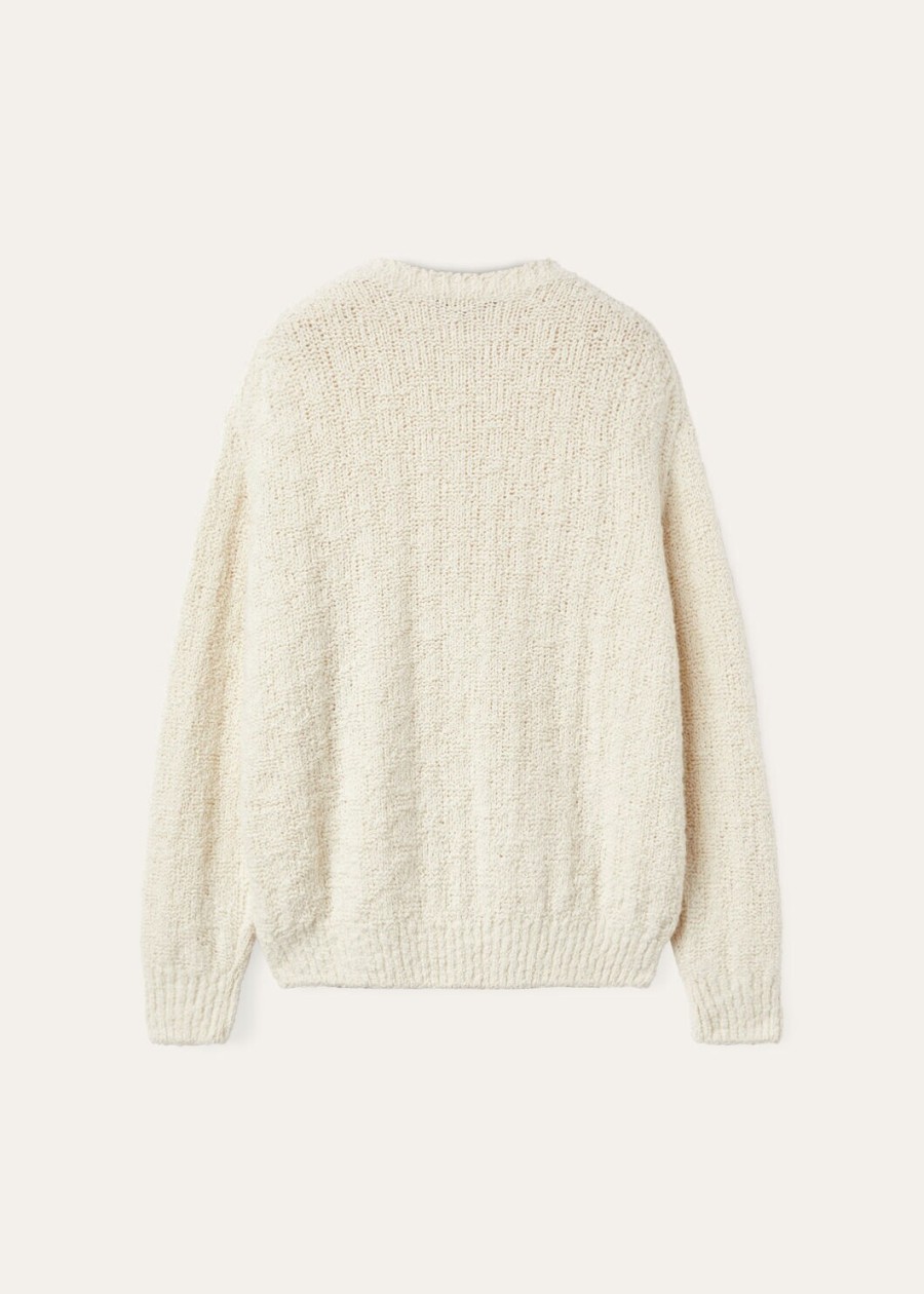 folecchio crewneck nougat zijde kasjmier