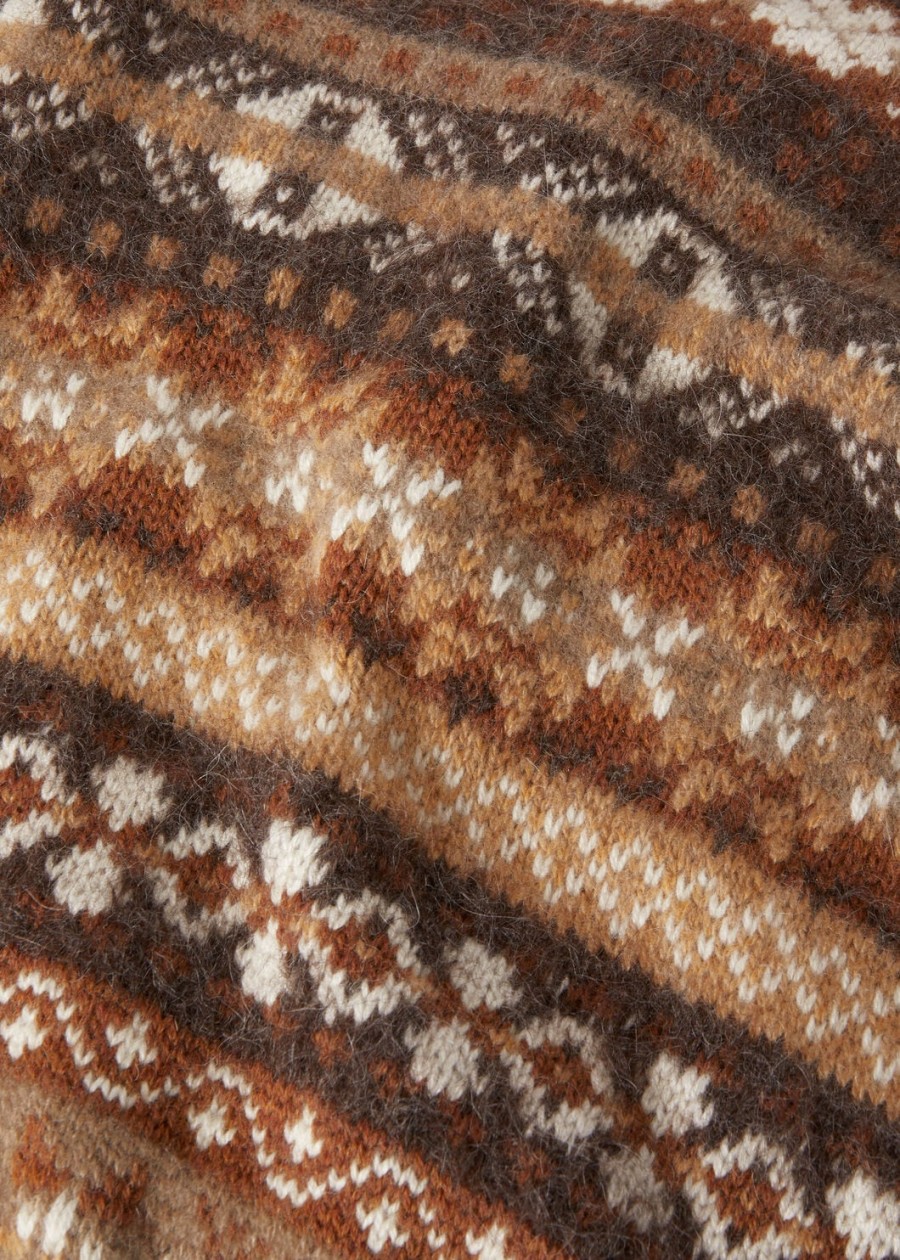 scopello coltrui van alpaca-kasjmier scheerwol in de kleuren spiced mochadeep walnut.
