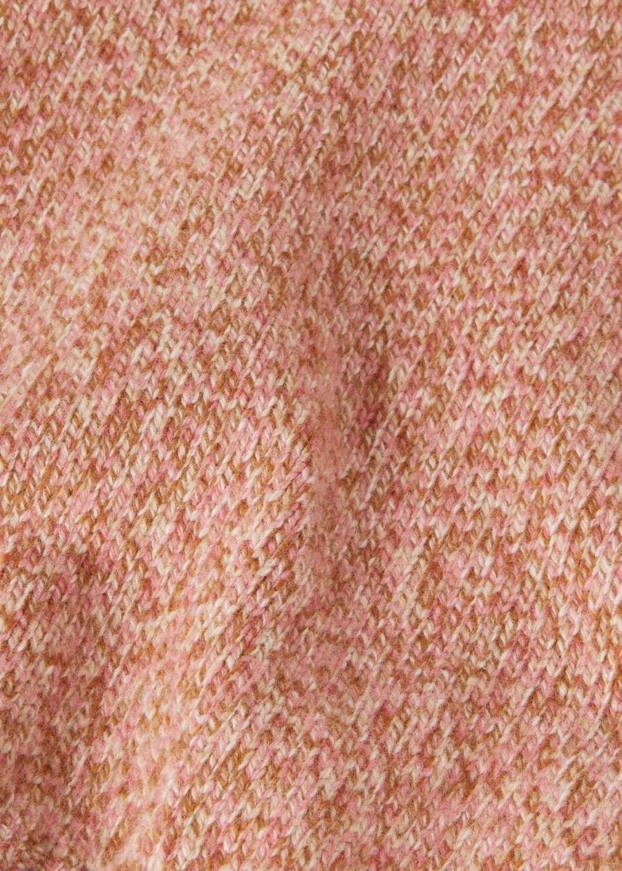 mastallone crewneck van zuivere scheerwol in de kleur krijtzandroze