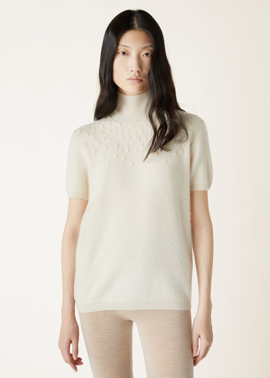 kasjmier nougat alpe polo neck