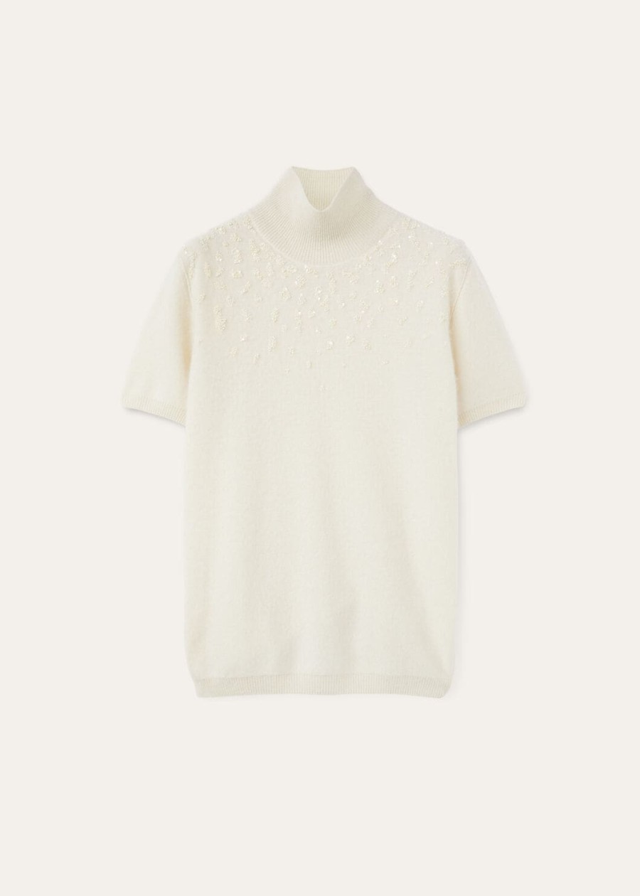 kasjmier nougat alpe polo neck