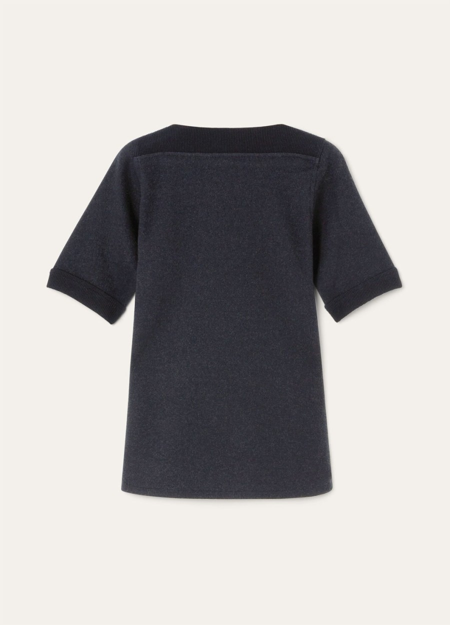 rio bodro top jersey novalis marineblauw