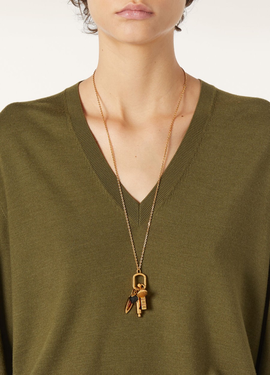 royal lightness v-hals fern meadow