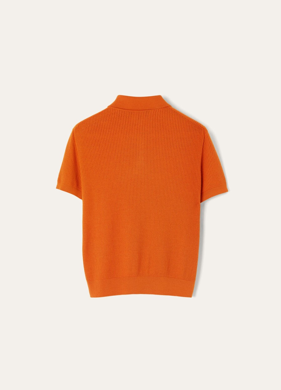 royal lightness polo top oranje papaver