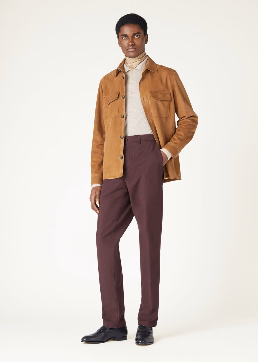 Loro Piana Kidskin Pecan Overshirt