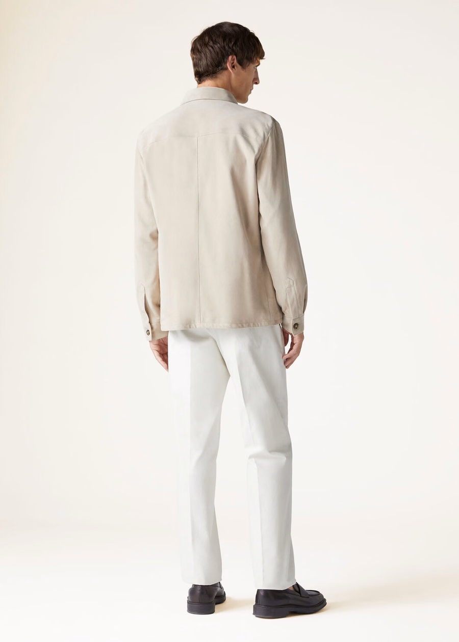 Loro Piana Overshirt Kidskin Desert Dunes