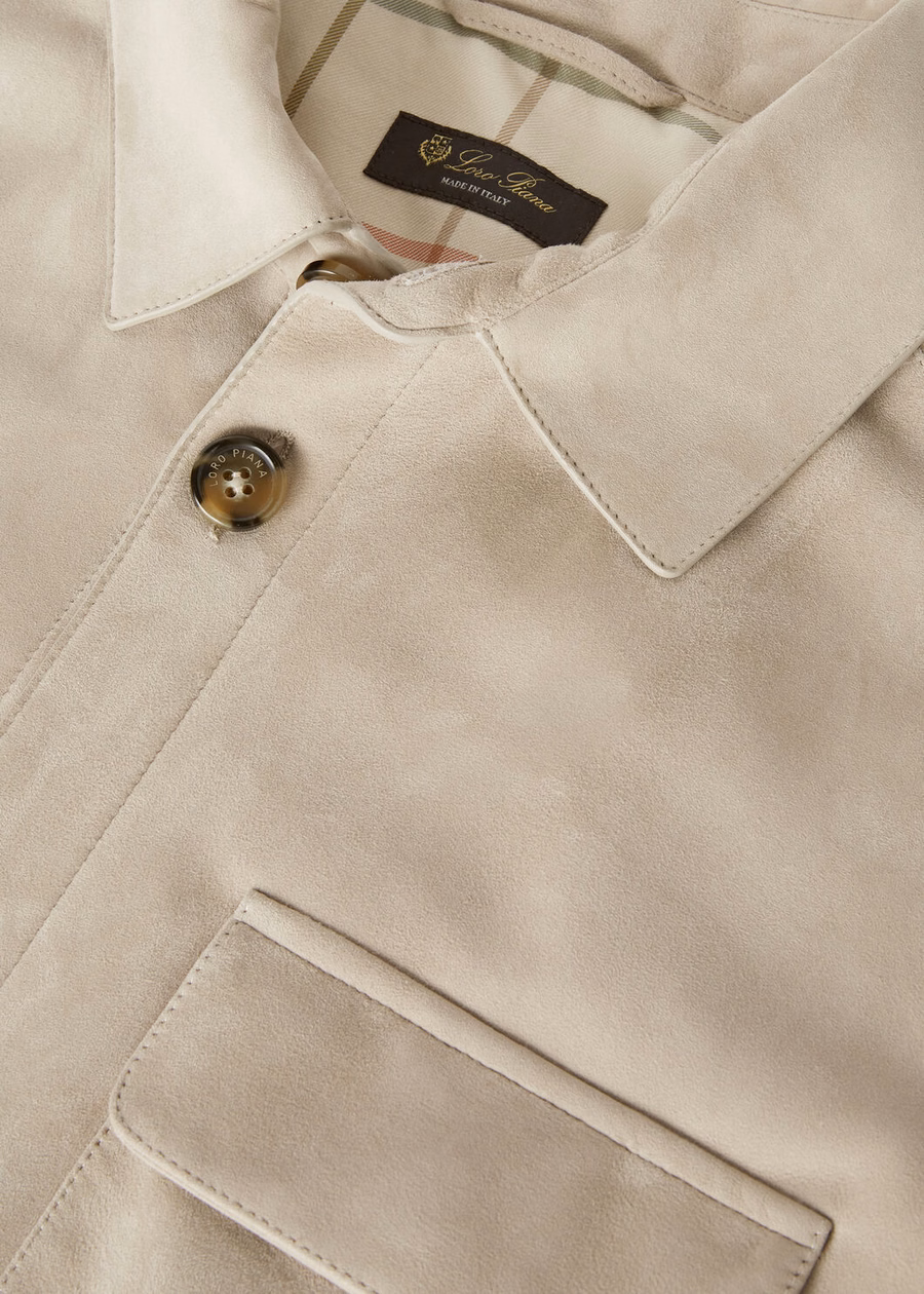 Loro Piana Overshirt Kidskin Desert Dunes