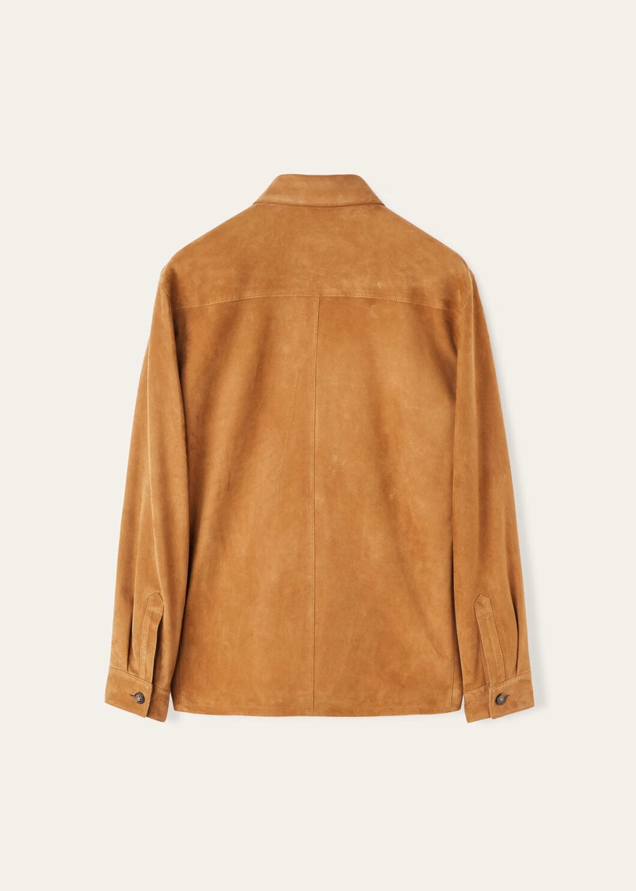 Loro Piana Kidskin Pecan Overshirt
