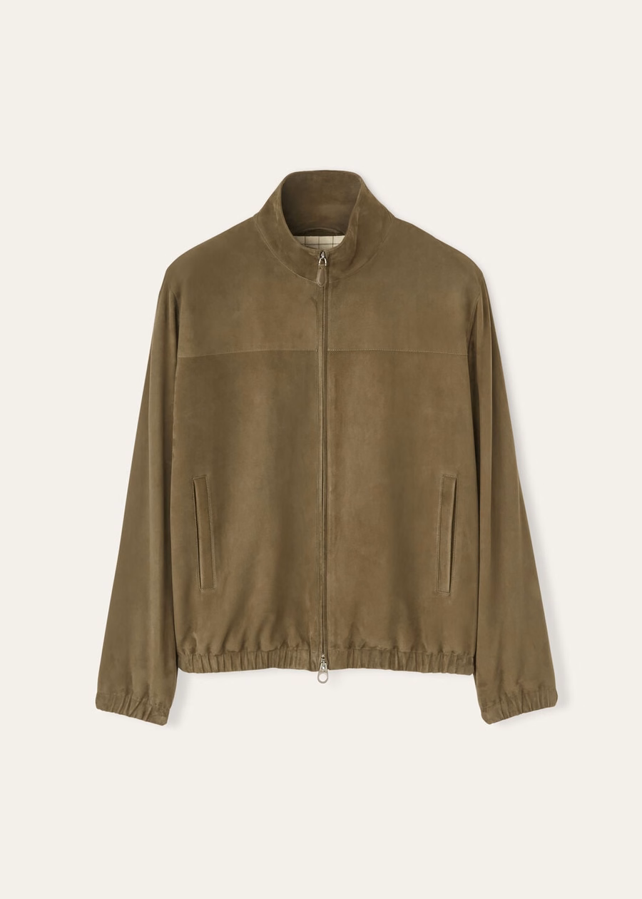 LP Bomber Kidskin Coal Green