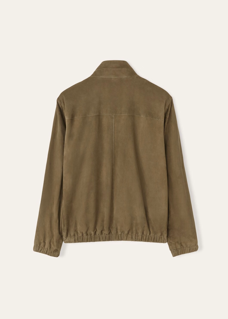 LP Bomber Kidskin Coal Green