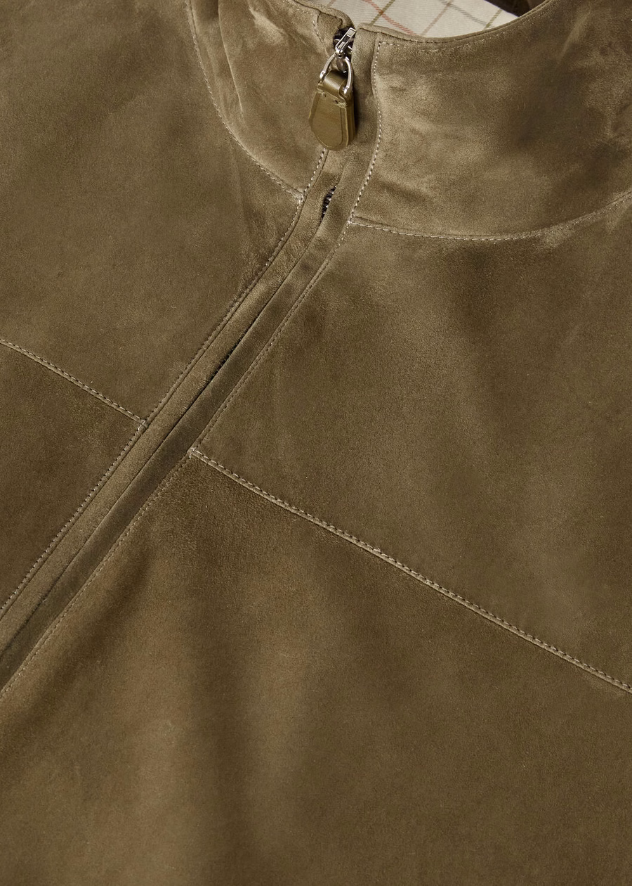 LP Bomber Kidskin Coal Green
