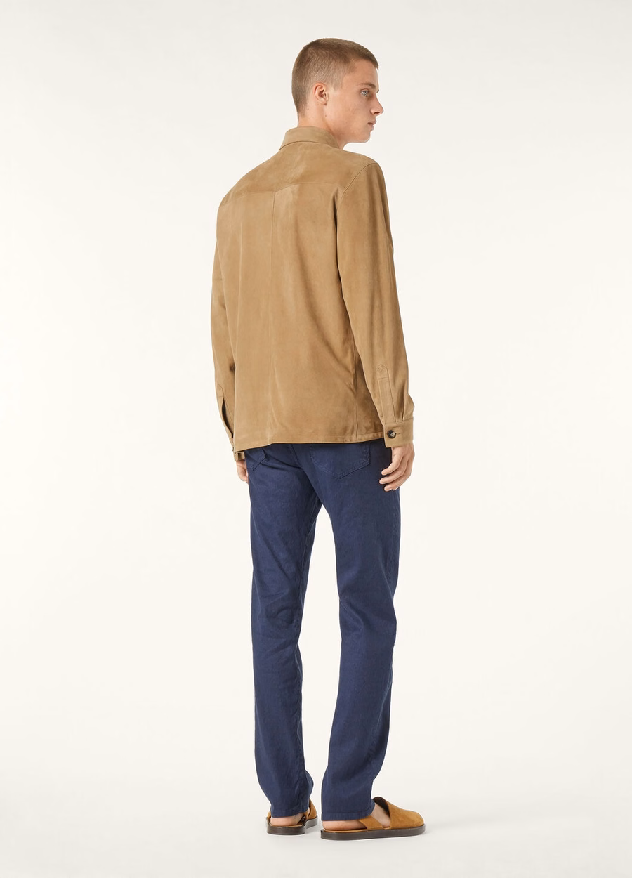 Loro Piana Overhemd Kidskin Cyprus
