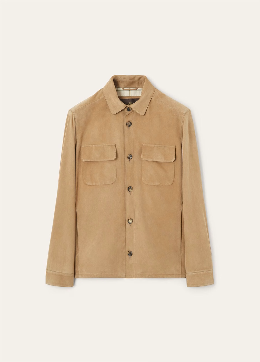 Loro Piana Overhemd Kidskin Cyprus