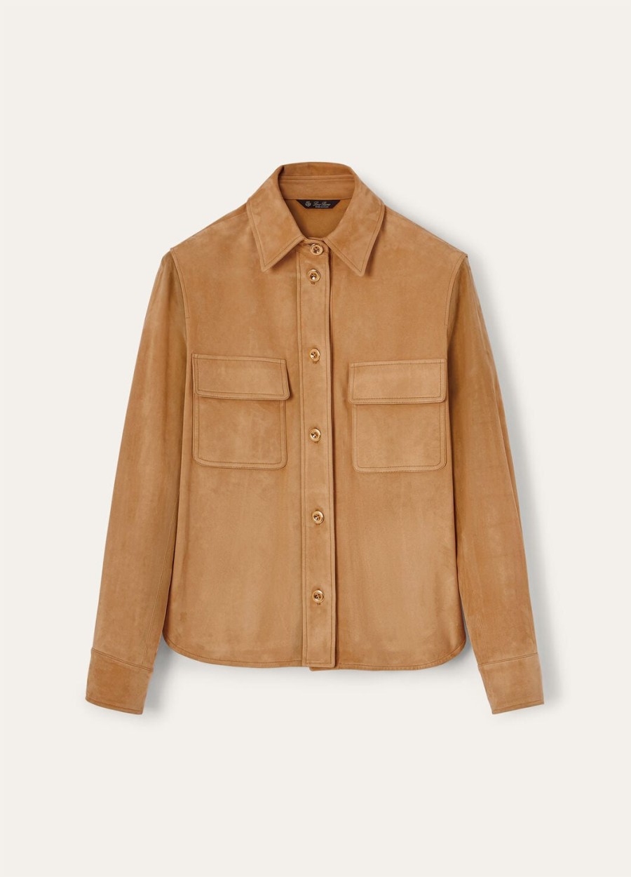 yannis kidskin caramel toffee shirt