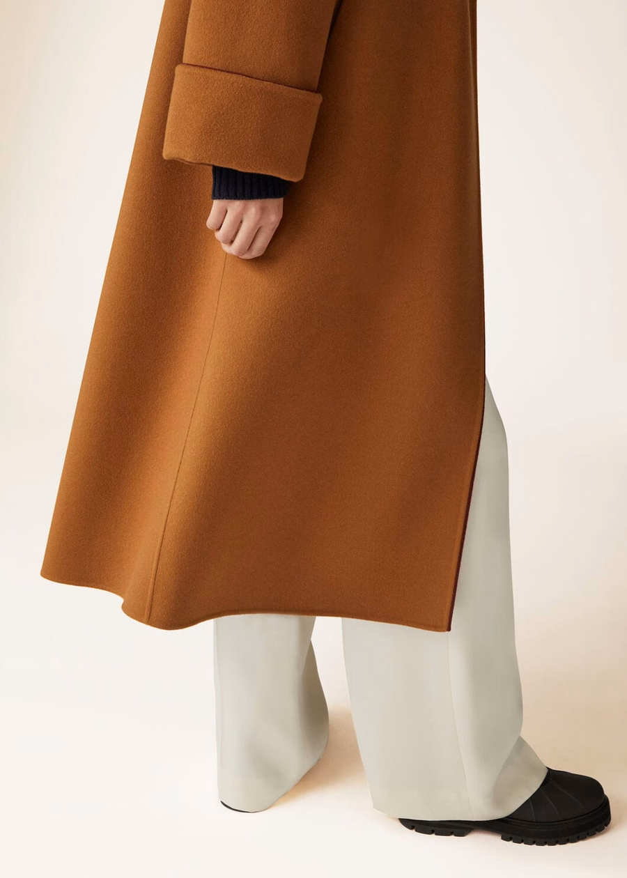 Alexandre Coat Vicuña Baby Cashmere VICUNA/ WINE