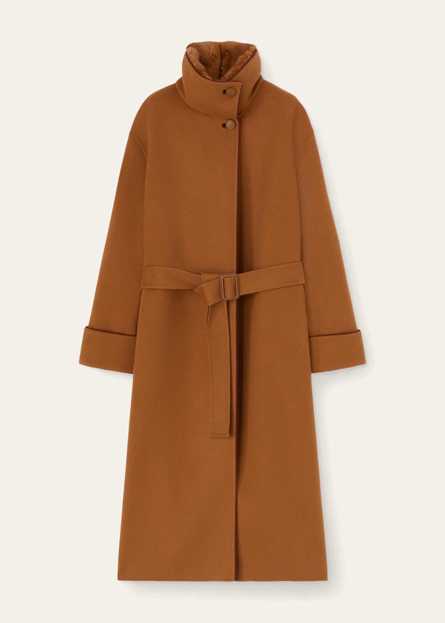 Alexandre Coat Vicuña Baby Cashmere VICUNA/ WINE