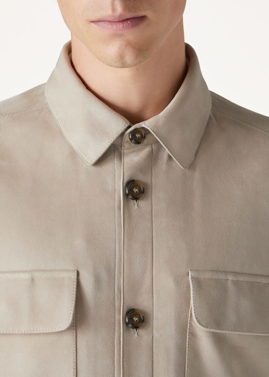 loro piana overshirt kidskin desert dunes