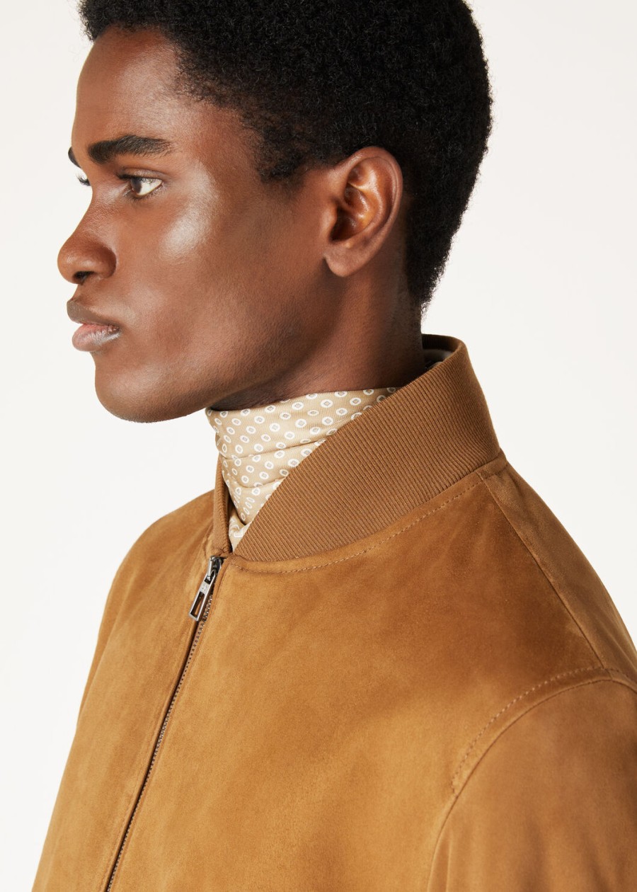 loro piana ivy bomberjack kidskin pecan