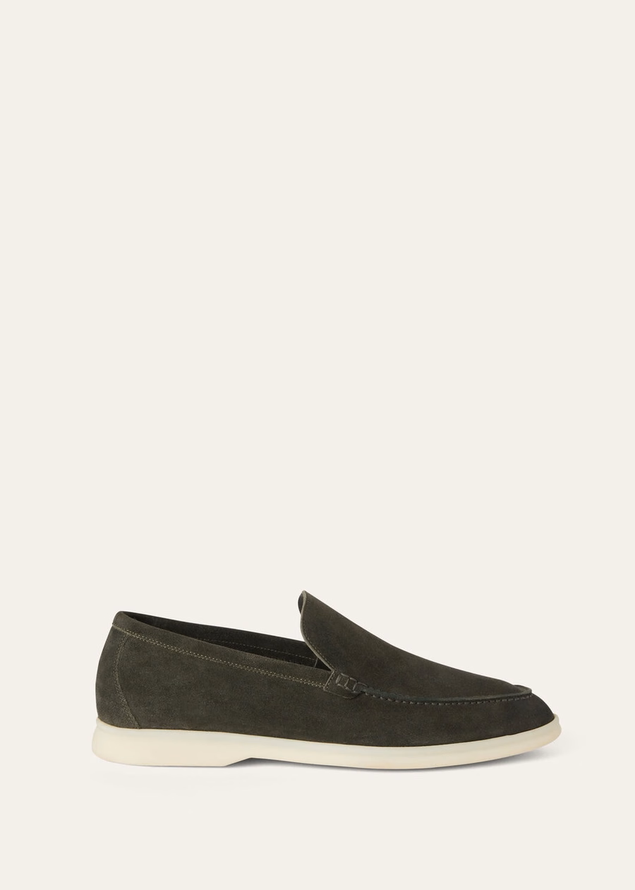 Summer Walk Loafer Suede Mimetic