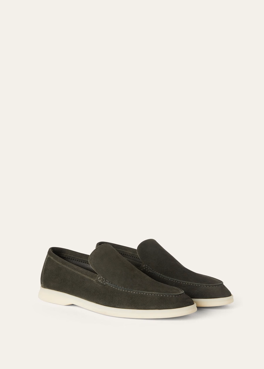 Summer Walk Loafer Suede Mimetic