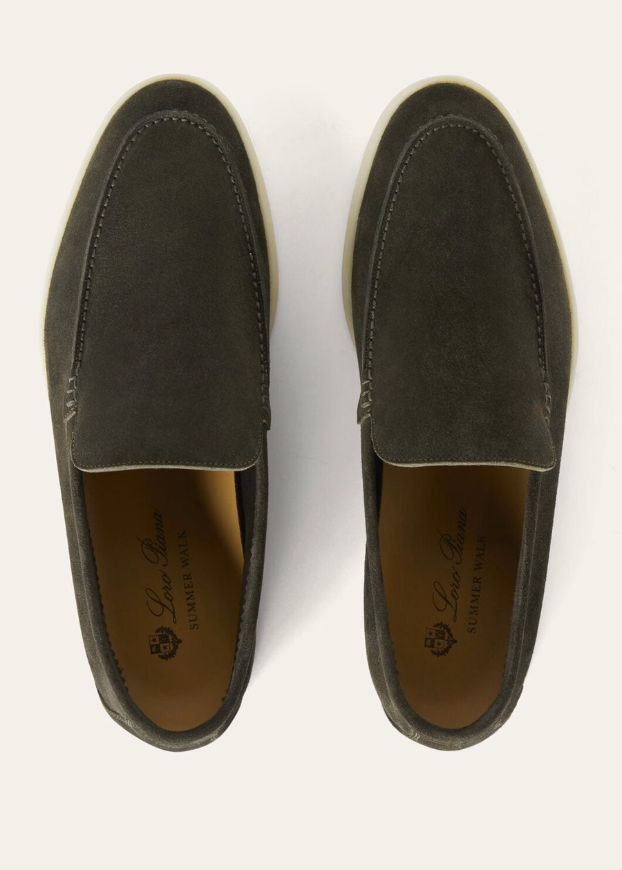 Summer Walk Loafer Suede Mimetic