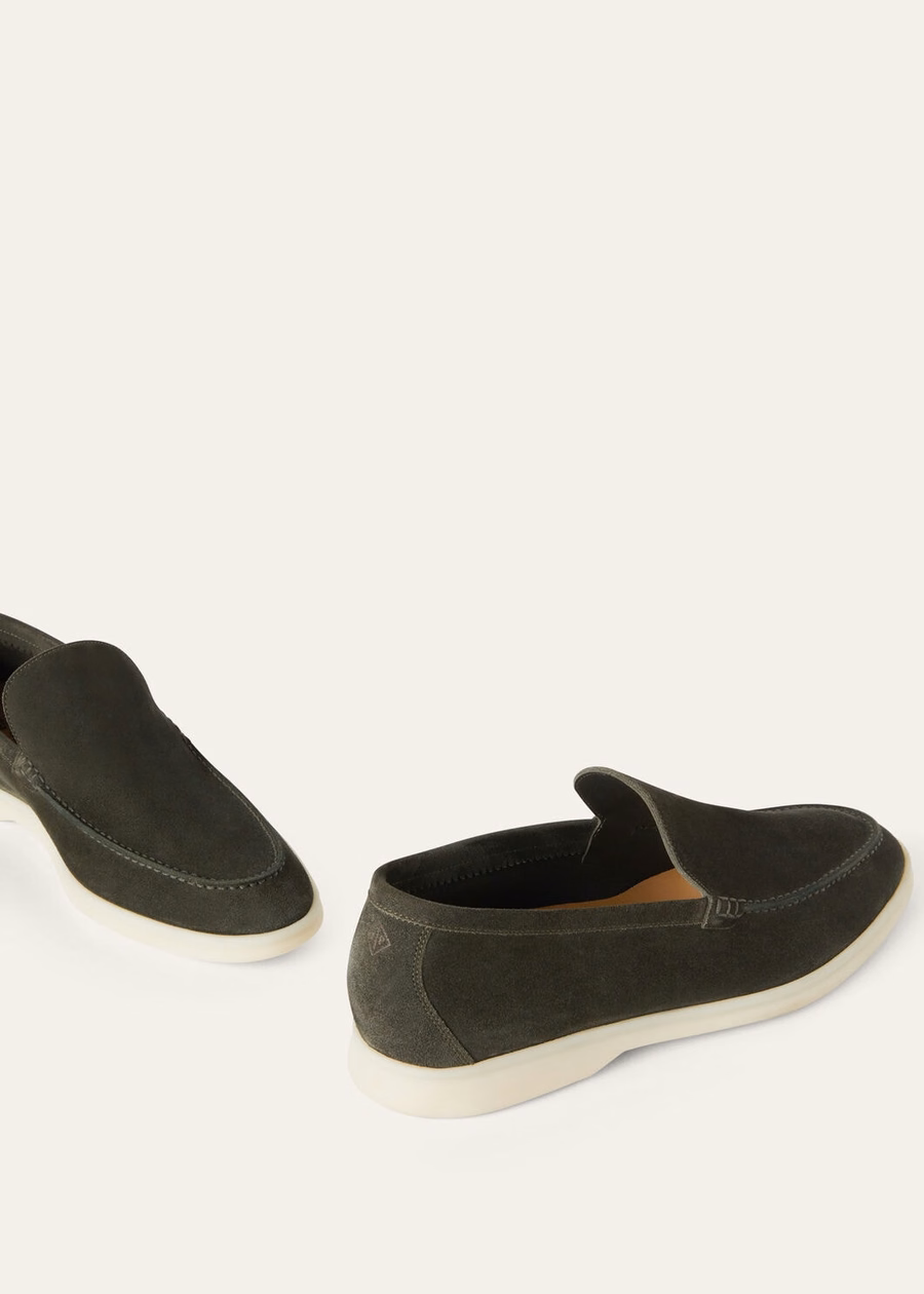 Summer Walk Loafer Suede Mimetic
