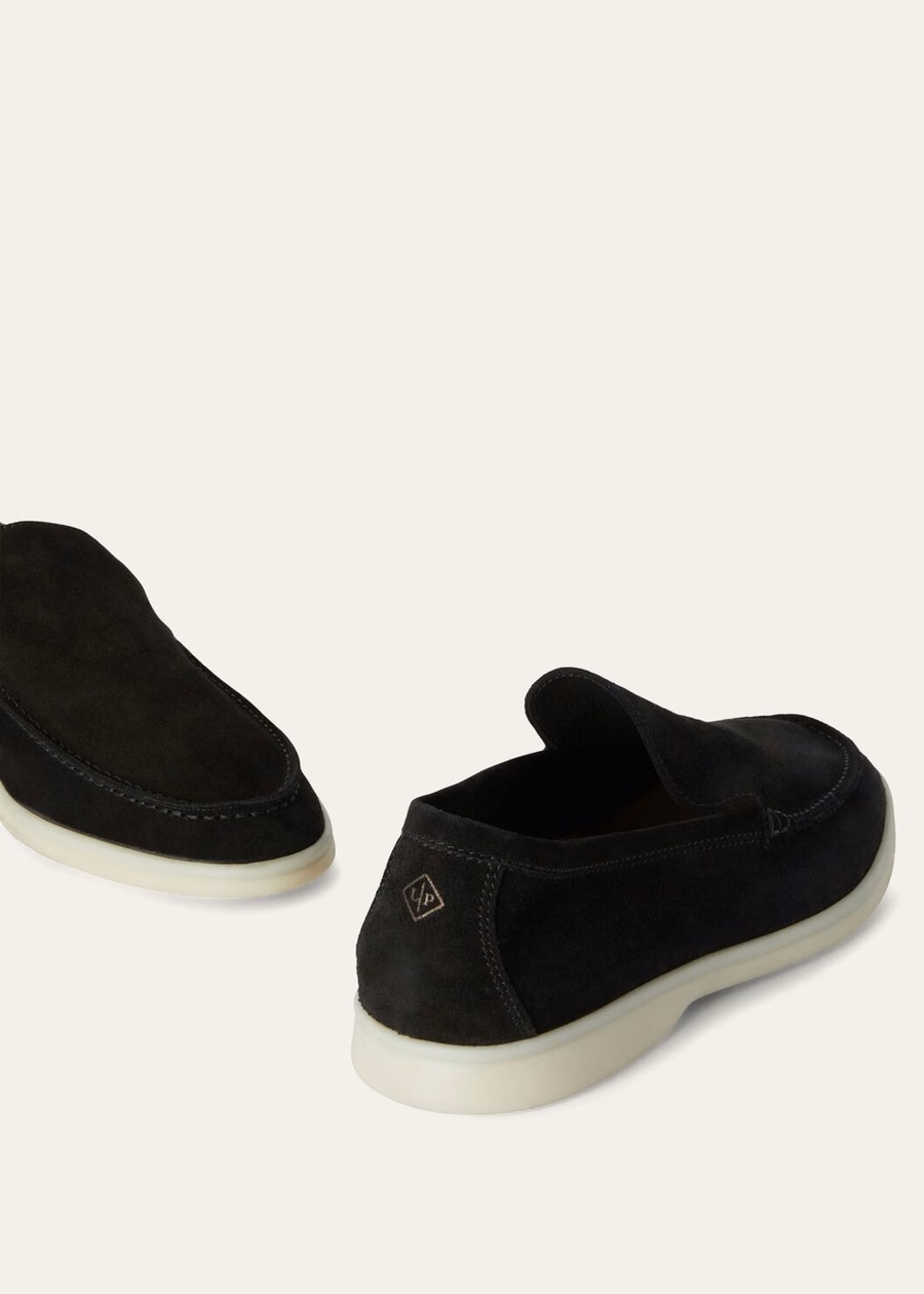 Summer Walk zwarte suède loafer