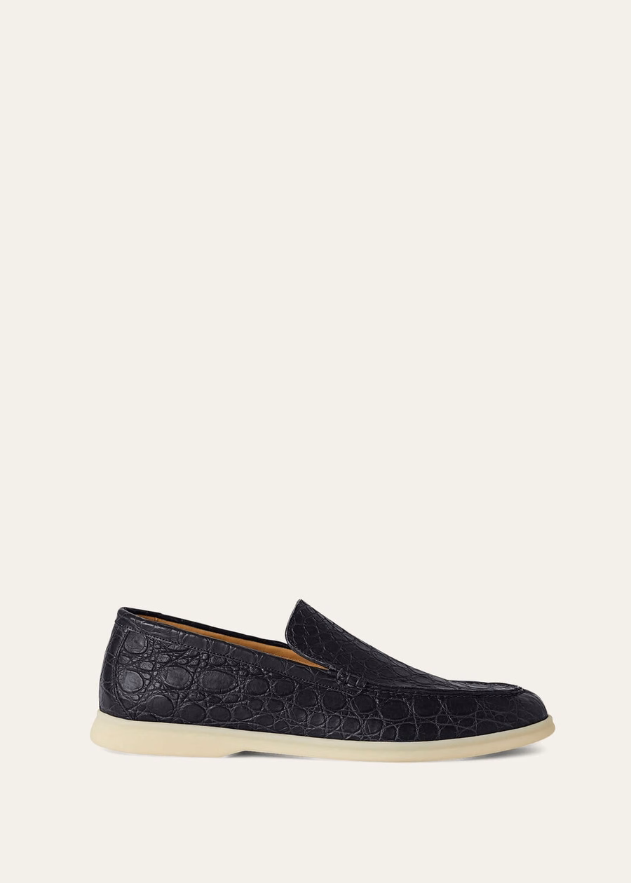 Summer Walk Classic blauwe loafer van kaaimanleer