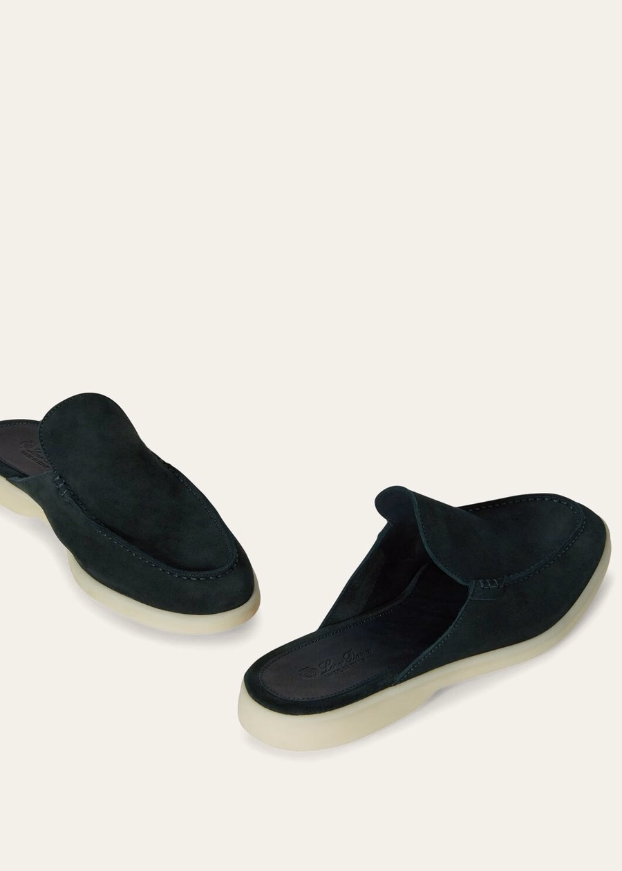 Babouche Walk suède loafers Donkergroen