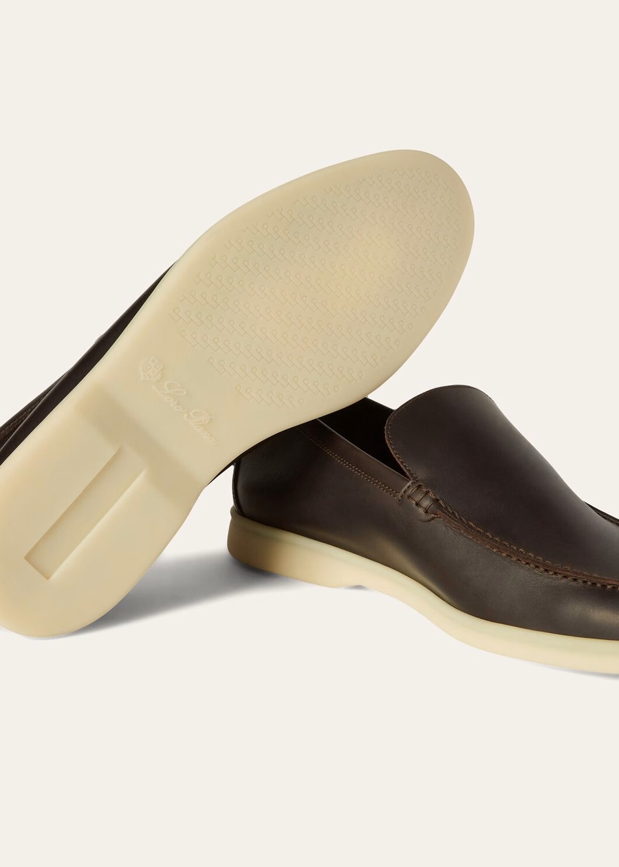 Summer Walk kalfsleren loafers, chocoladebruin