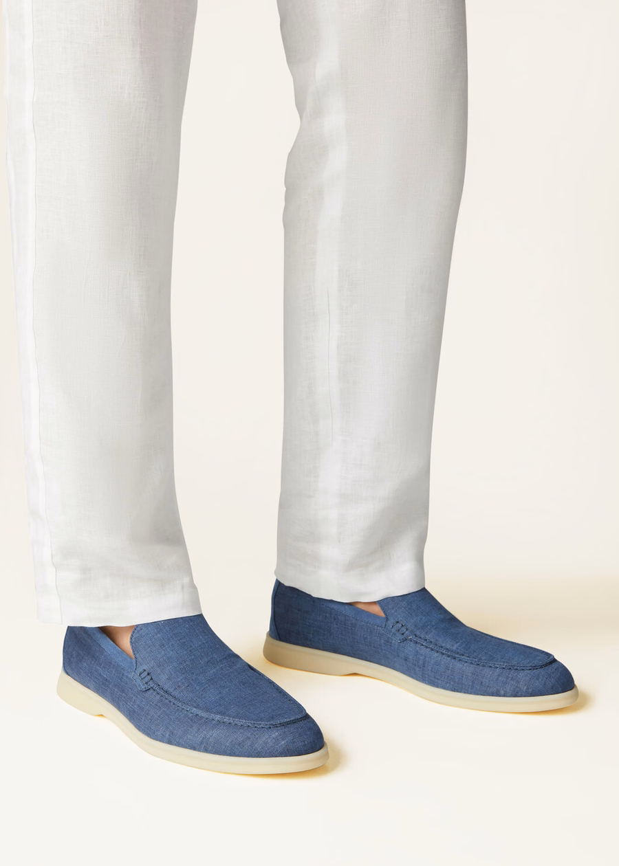 Zomerse instappers in Stillwater Blue