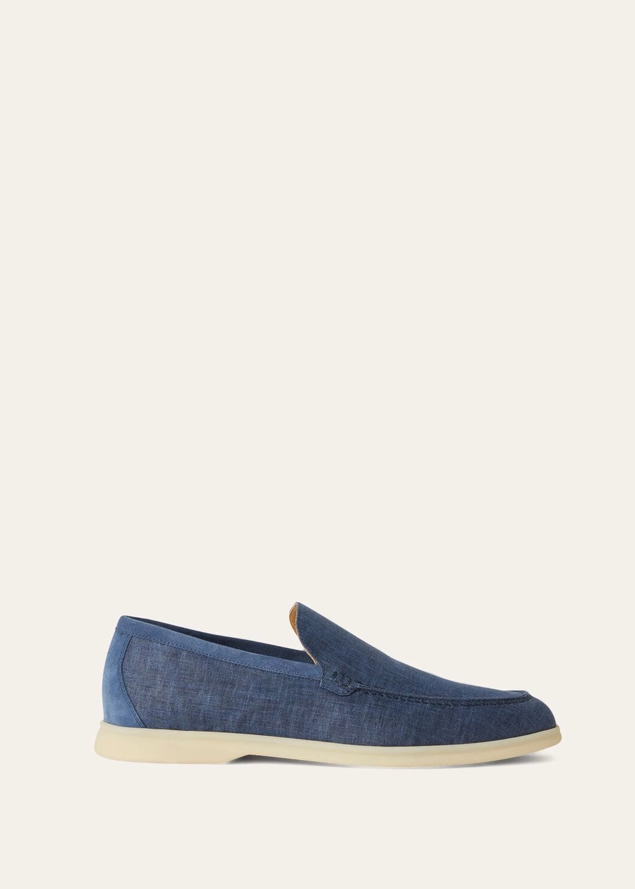 Zomerse instappers in Stillwater Blue