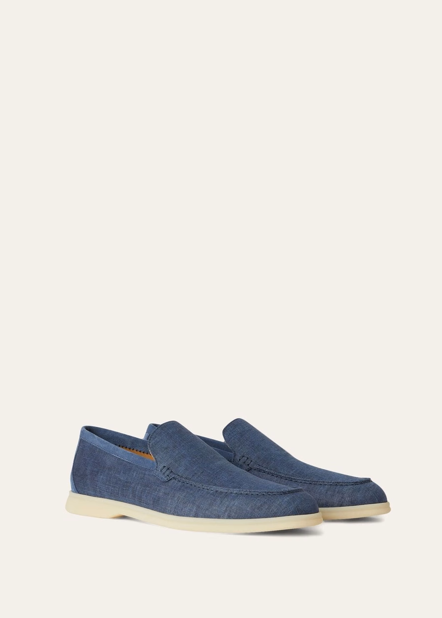Zomerse instappers in Stillwater Blue