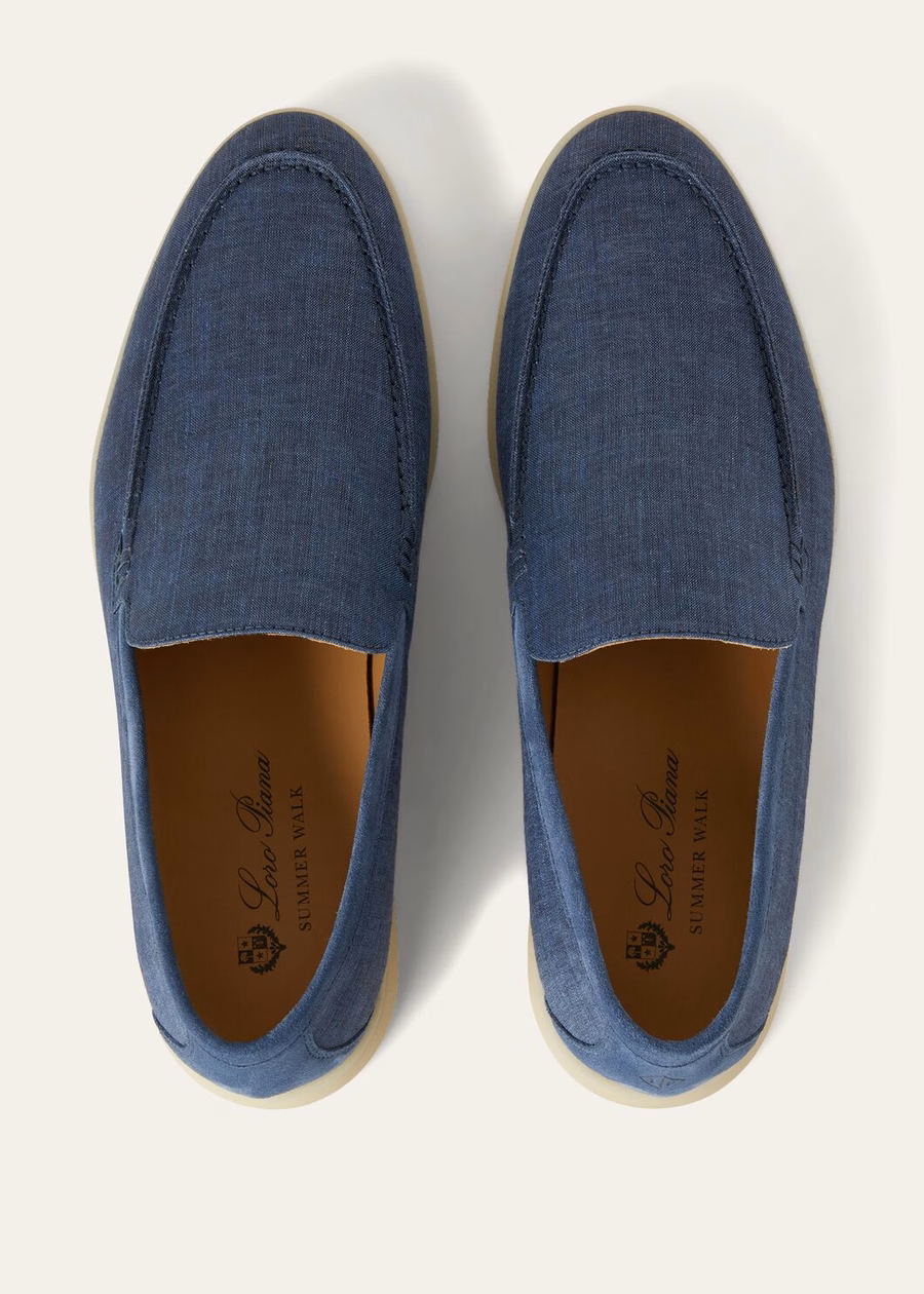 Zomerse instappers in Stillwater Blue