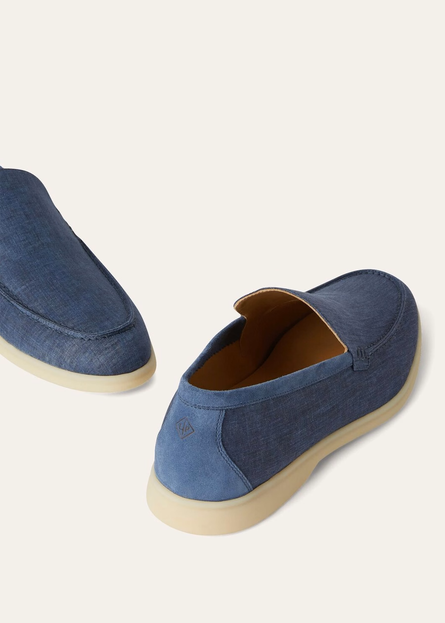 Zomerse instappers in Stillwater Blue