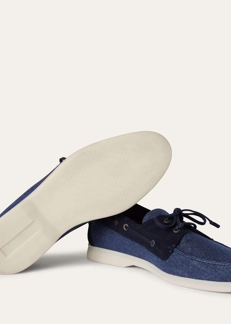 Loafers Sea-Sail Walk Denim Flower Surge Blue