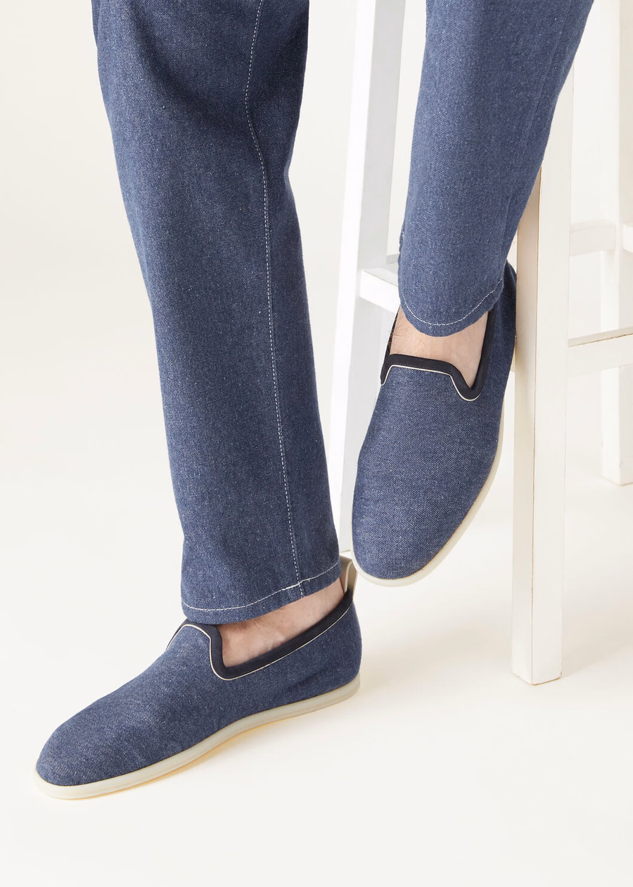 Loafers Venice Walk Cotton Surge Blue