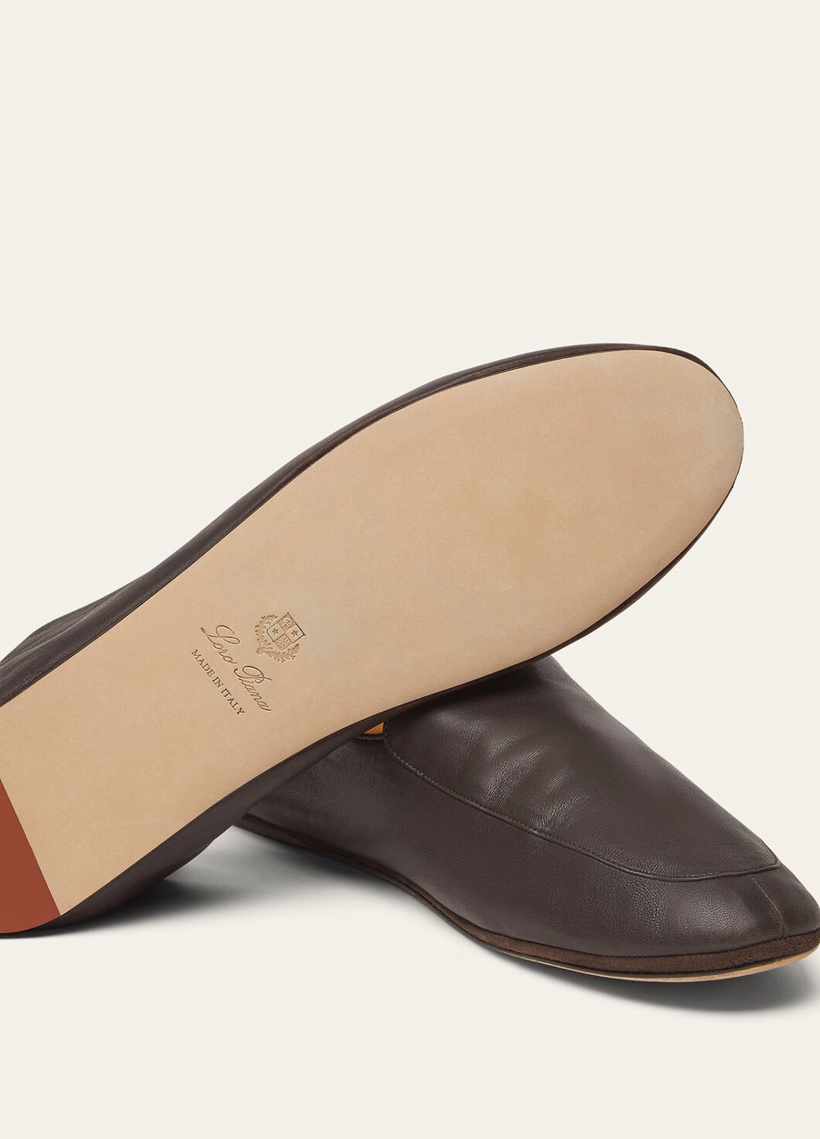 Anton Walk Moka loafer van lamsleer