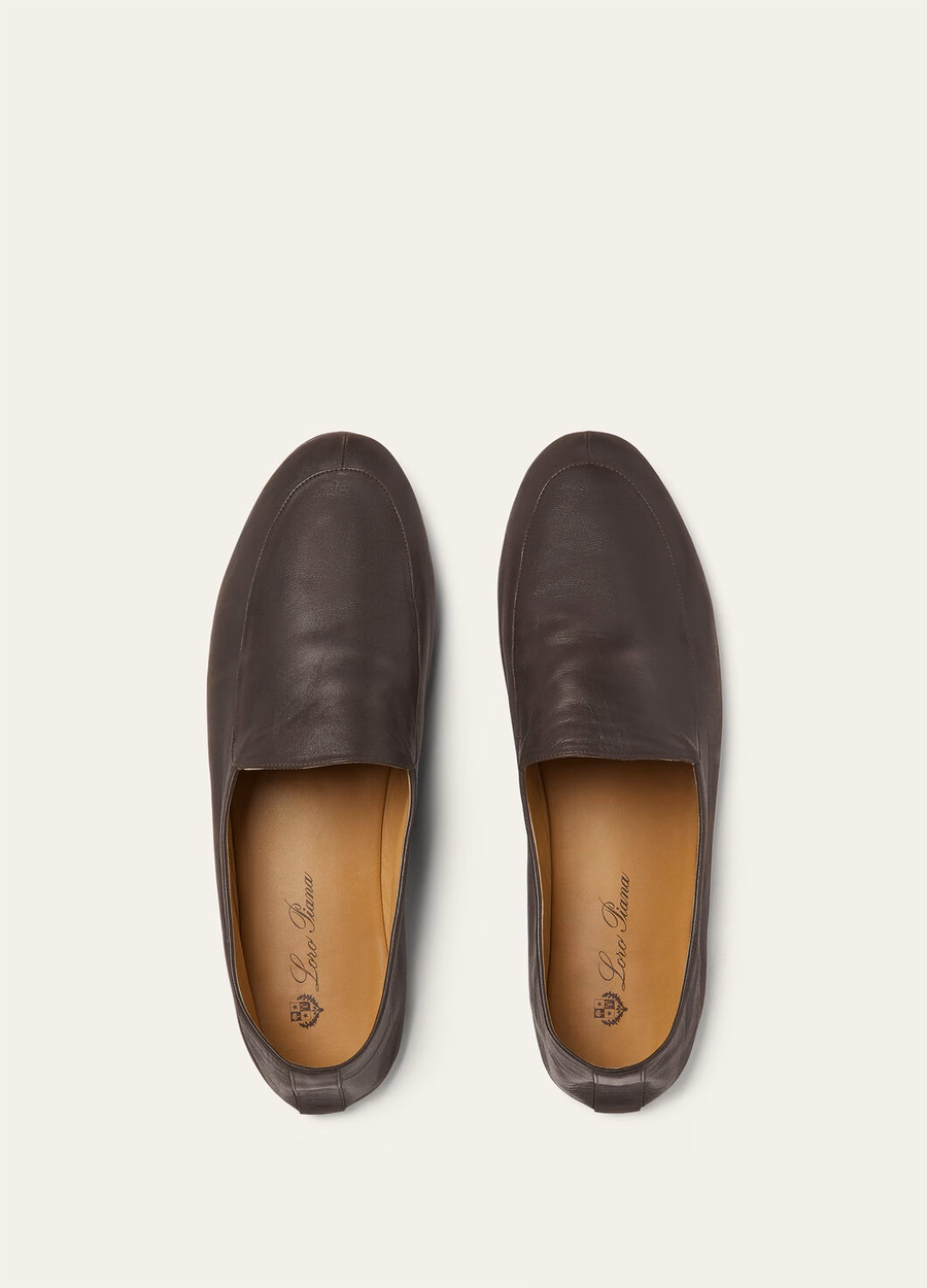 Anton Walk Moka loafer van lamsleer