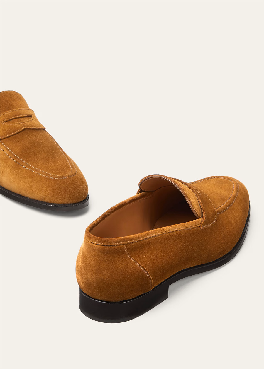 Sergio loafers van ossenbruin leer