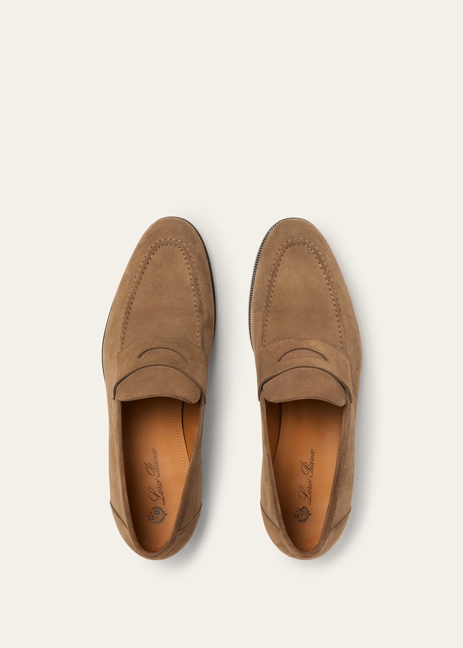 Sergio loafer van oxford leer in de kleur Dusk