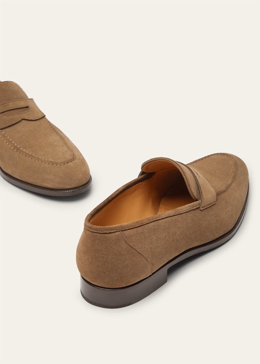 Sergio loafer van oxford leer in de kleur Dusk