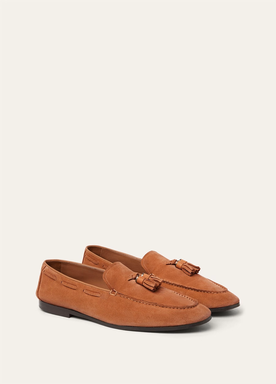 Francis Walk loafers van karamelrood kalfsleer