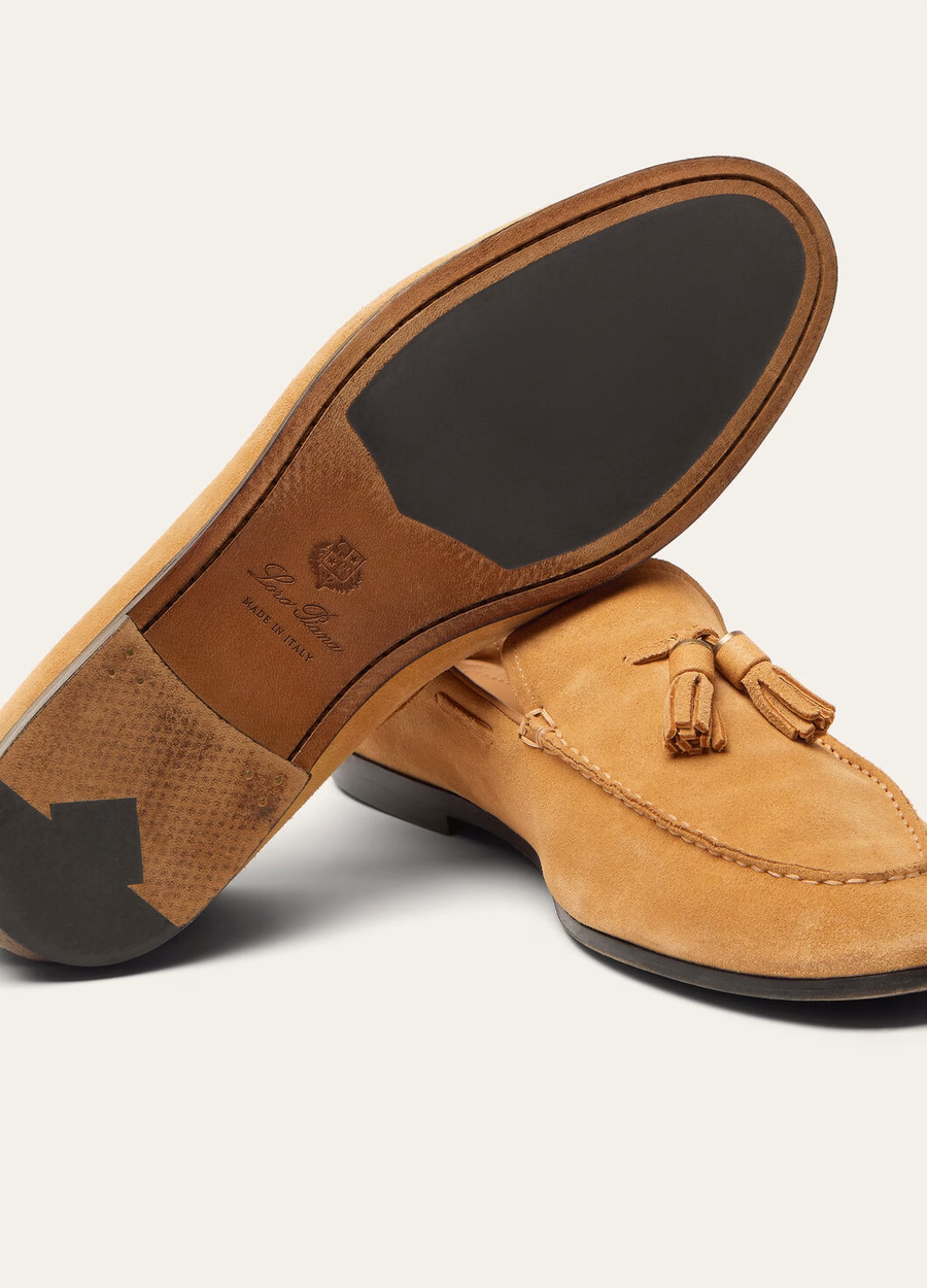 Francis Walk Classic Camel Calfskin Loafer