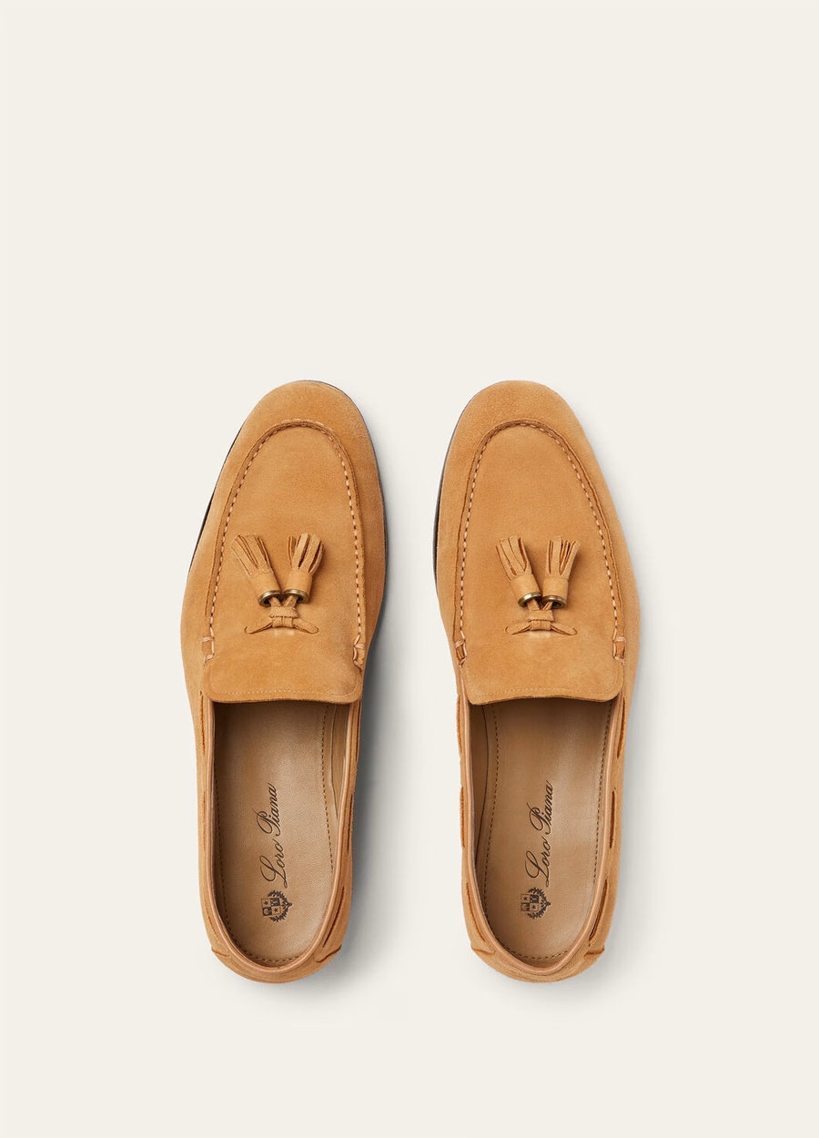 Francis Walk Classic Camel Calfskin Loafer
