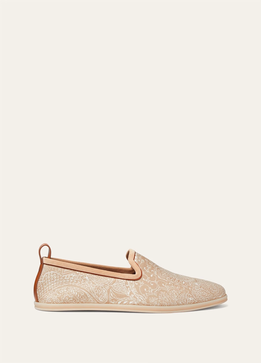 Venice Walk Flat Linen Milk Amber/Pine Nut
