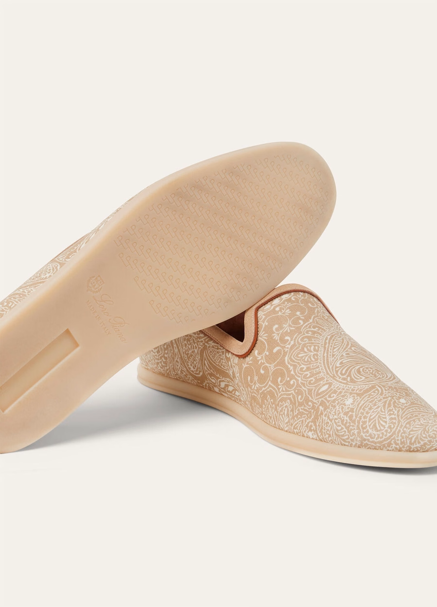 Venice Walk Flat Linen Milk Amber/Pine Nut