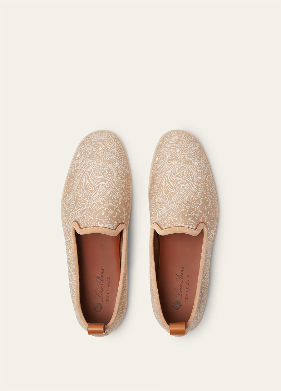 Venice Walk Flat Linen Milk Amber/Pine Nut