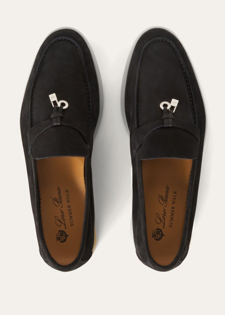 summer charms walk loafers suede caviar