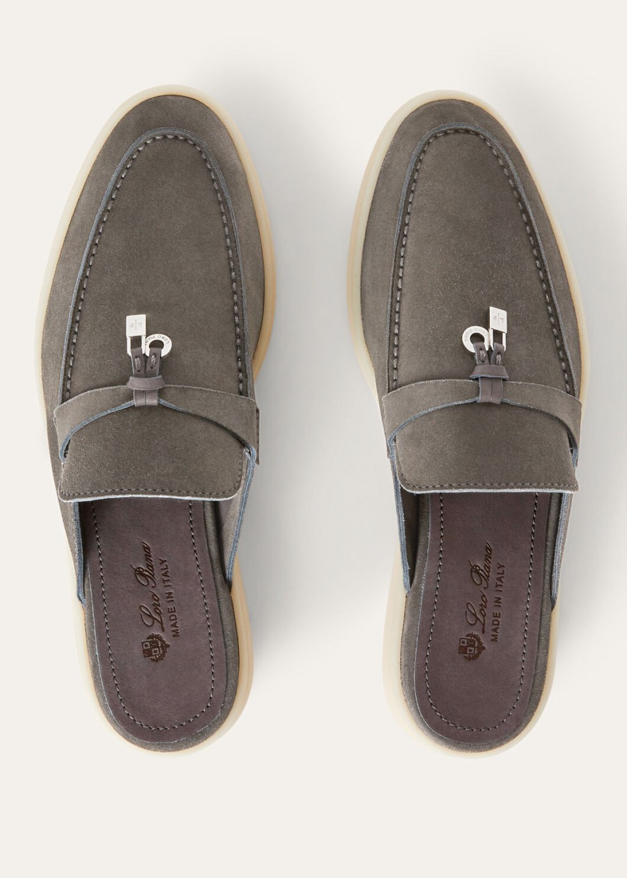 babouche charms walk loafer suède geitenleer schaduwgekweekt